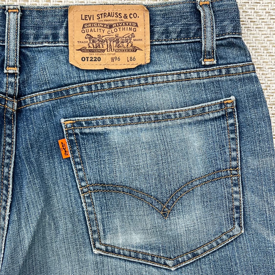 리바이스 오렌지탭 OT220 데님팬츠 r2600 상품이미지5