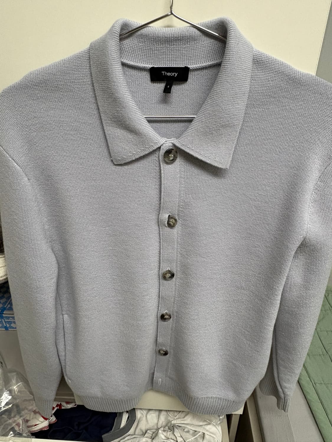 띠어리 카메룬 가디건 소라색(하늘색) 상품이미지1