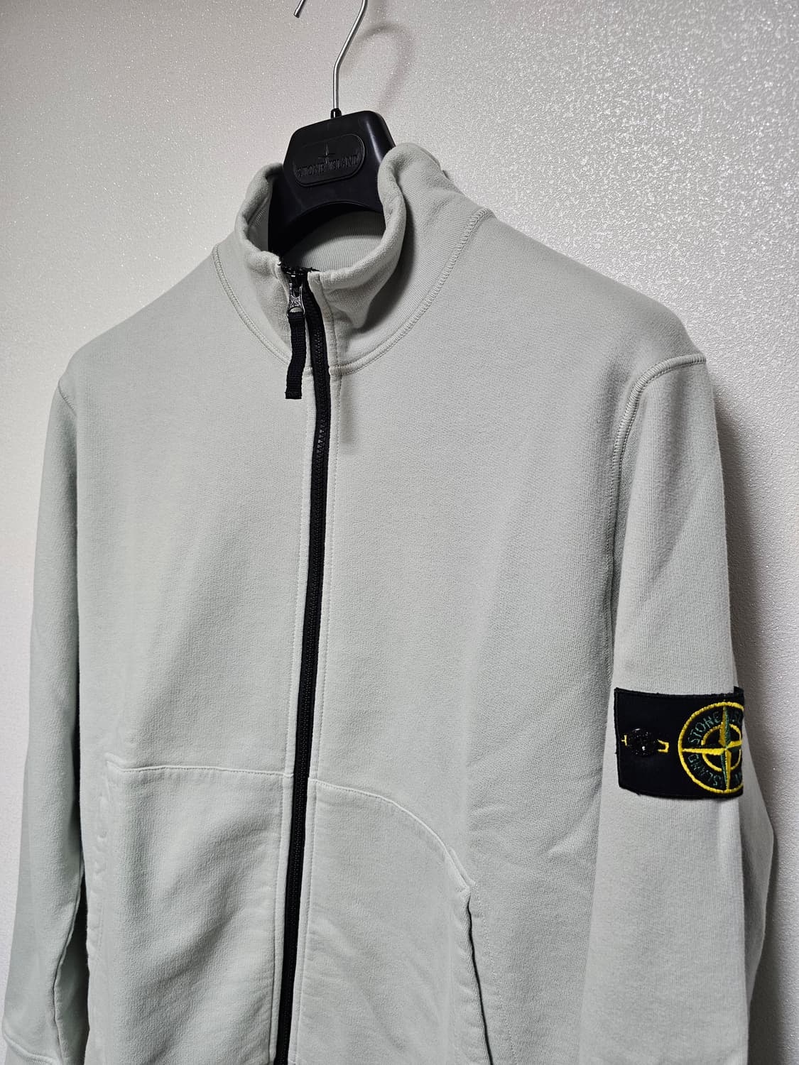 스톤아일랜드 코튼 플리스 가먼트 다이드 풀 집업 스웨트셔츠 (새 상품) 상품이미지6