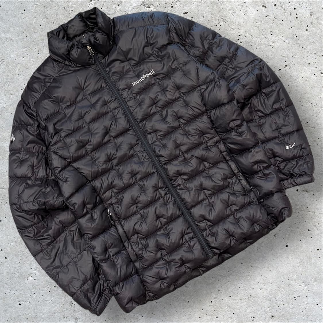 [105] 몽벨 EX 퀼팅 라이트 다운 블랙 패딩 B395 상품이미지1