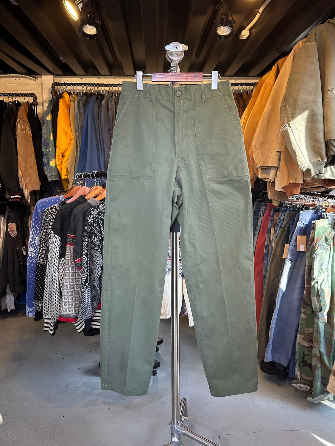 70s 미군 Us Army Og507 퍼티그 팬츠 32x35 상품이미지1