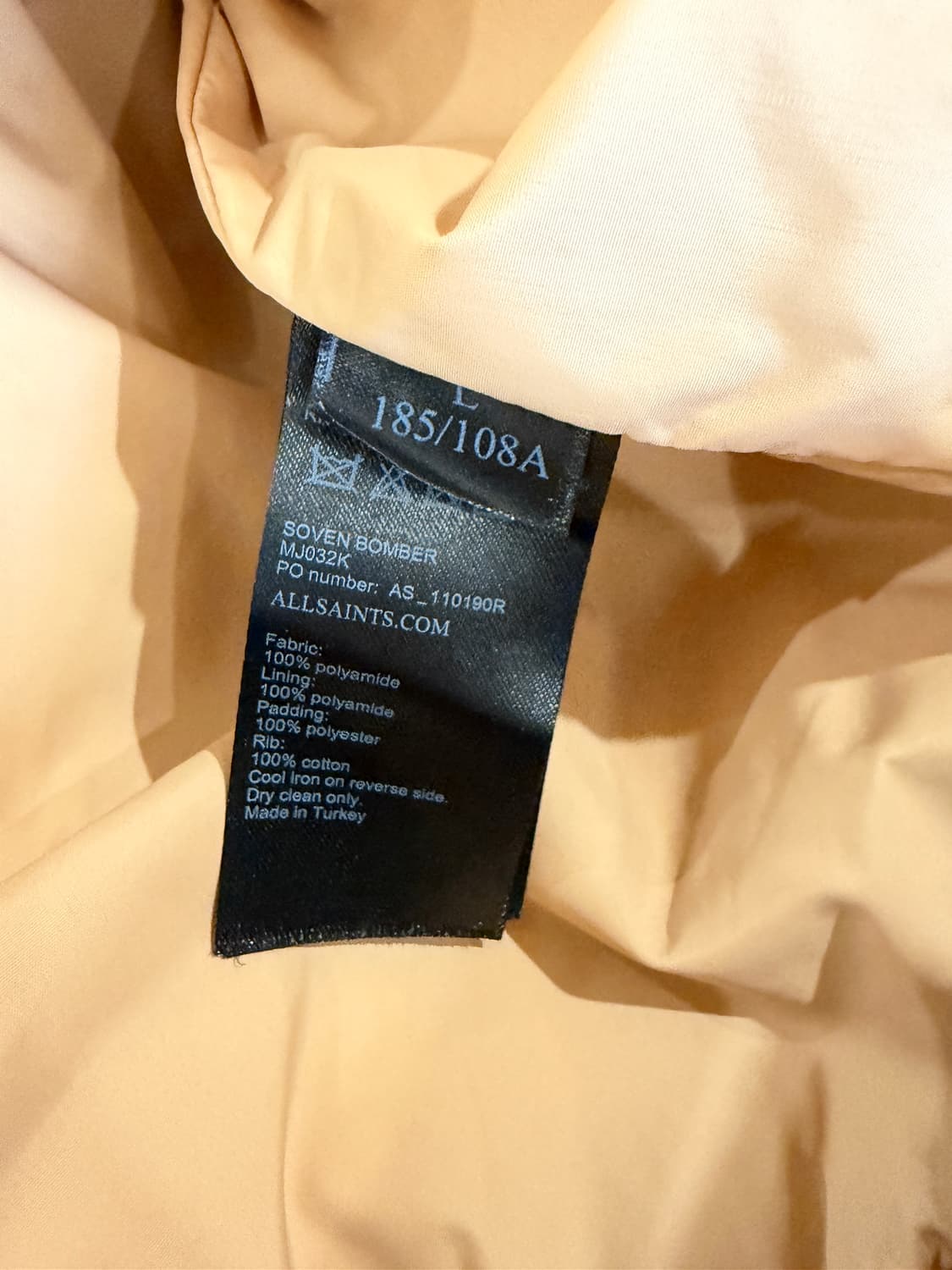 올세인츠 집업 포켓 봄버 자켓 상품이미지5