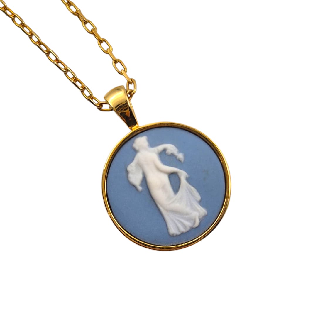00s 영국 웨지우드 제스퍼 비너스 카메오 목걸이 상품이미지5
