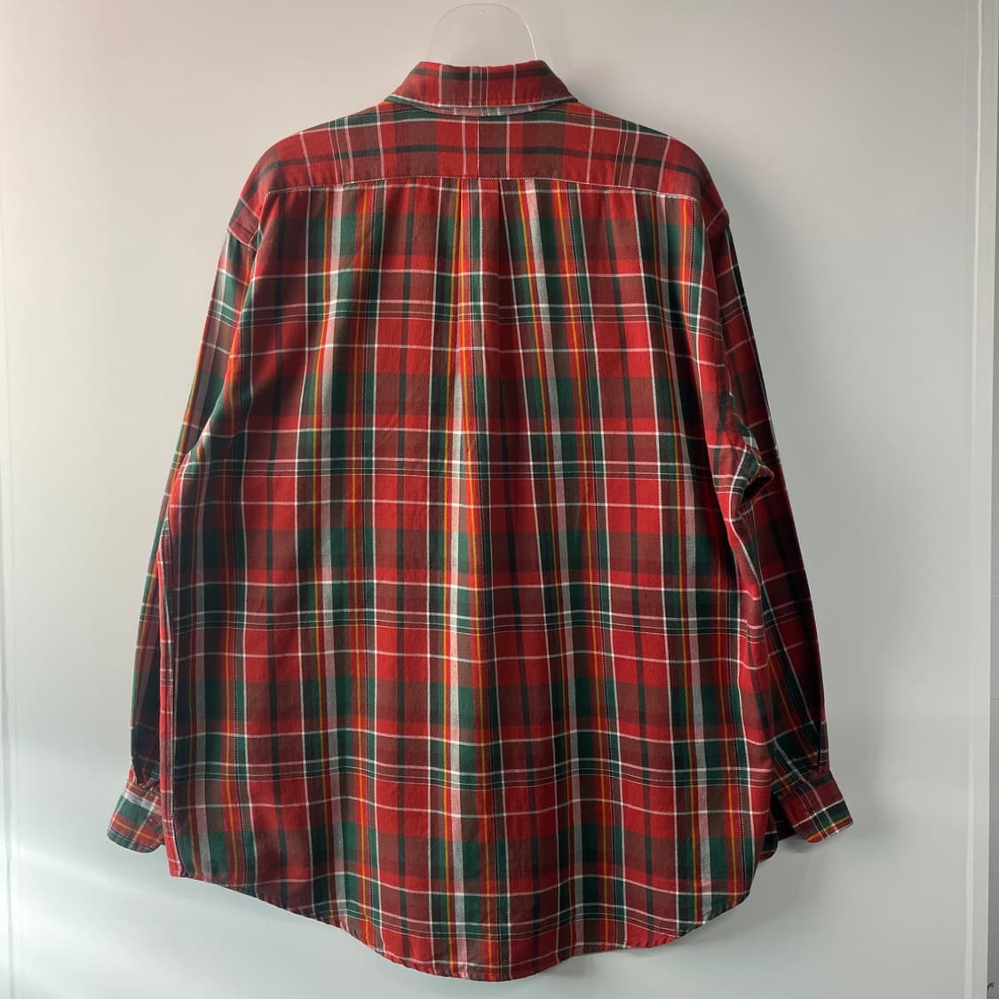 90s 폴로 랄프로렌 체크 패턴 빅 셔츠 상품이미지7