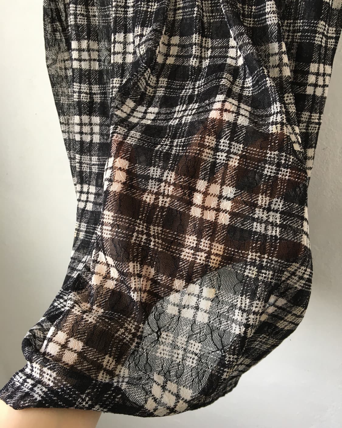 Crochet point check pattern sleeveless 상품이미지6
