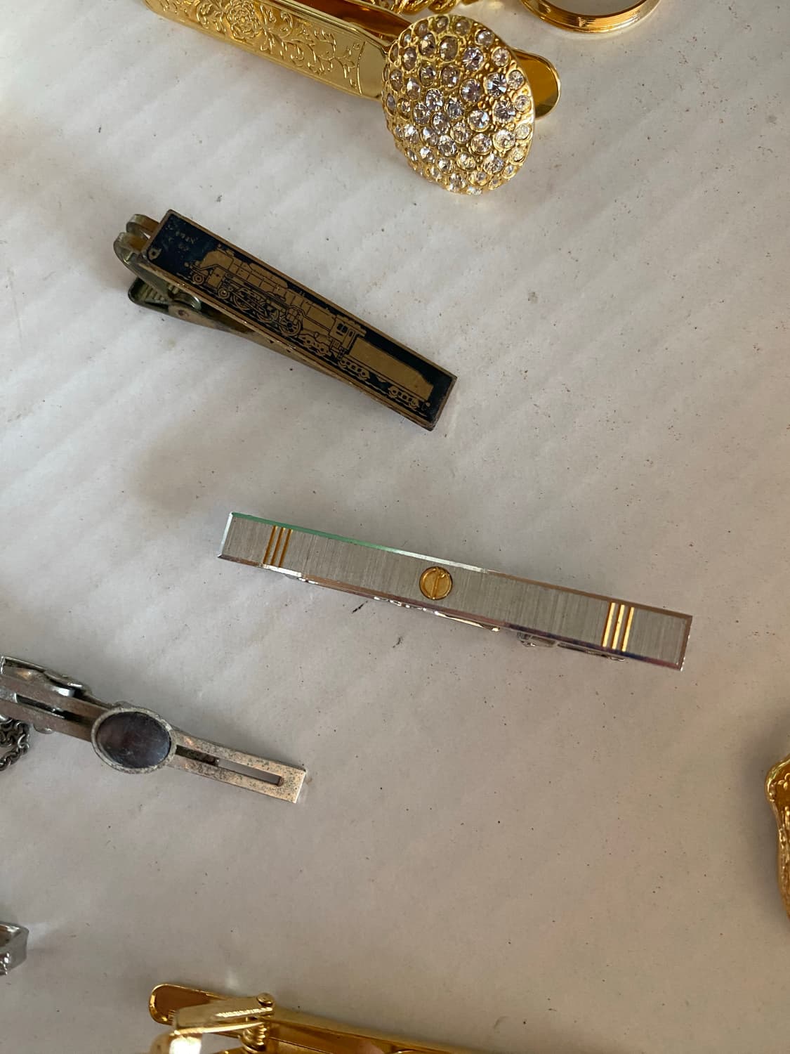 빈티지 넥타이핀 실버 및 던힐 등 상품이미지4