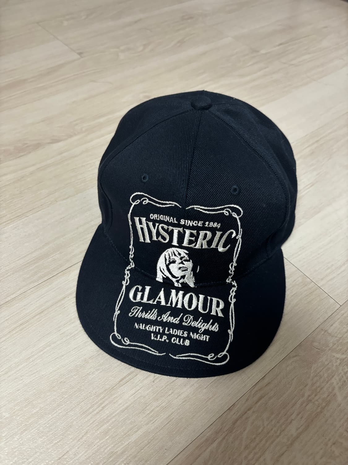 히스테릭글래머 위스키캡 네이비 상품이미지1