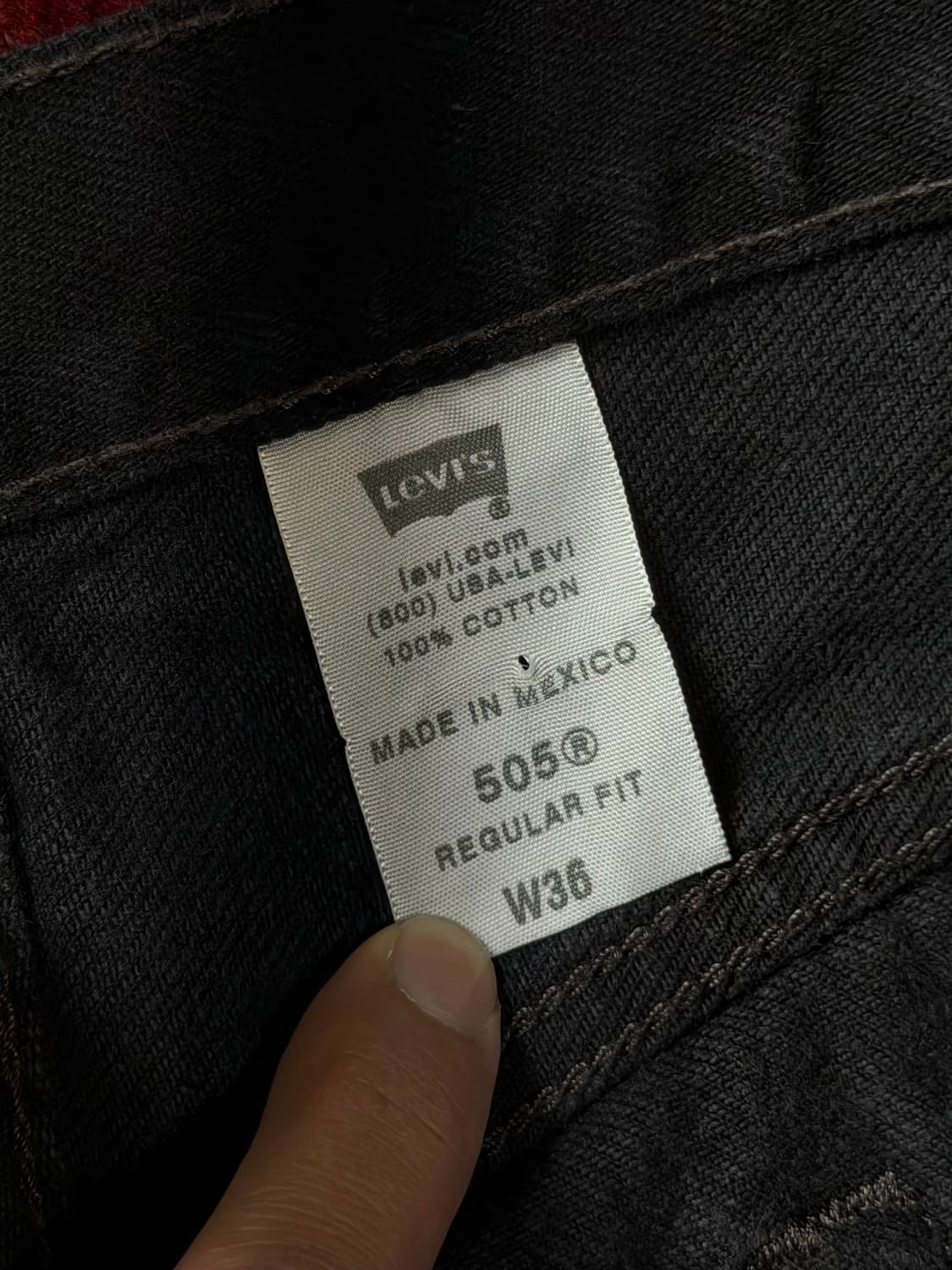 00's 빈티지 리바이스 쇼츠 505 리바이스 흑청 반바지 상품이미지9