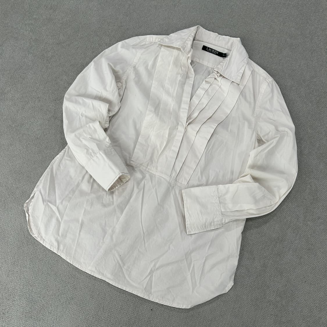 로렌 랄프로렌 화이트 셔츠 블라우스 s 상품이미지1