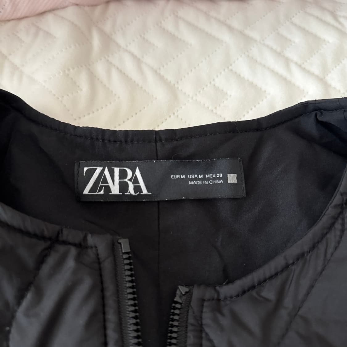 ZARA 자라 퀄팅 경량패딩 M 상품이미지6