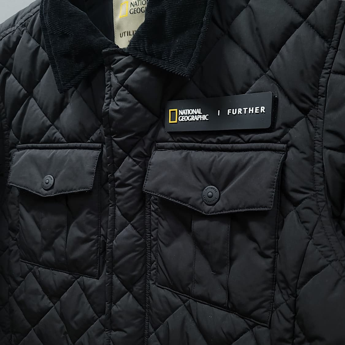 [M] 내셔널지오그래픽 블랙 누빔 유틸리티 자켓 상품이미지5
