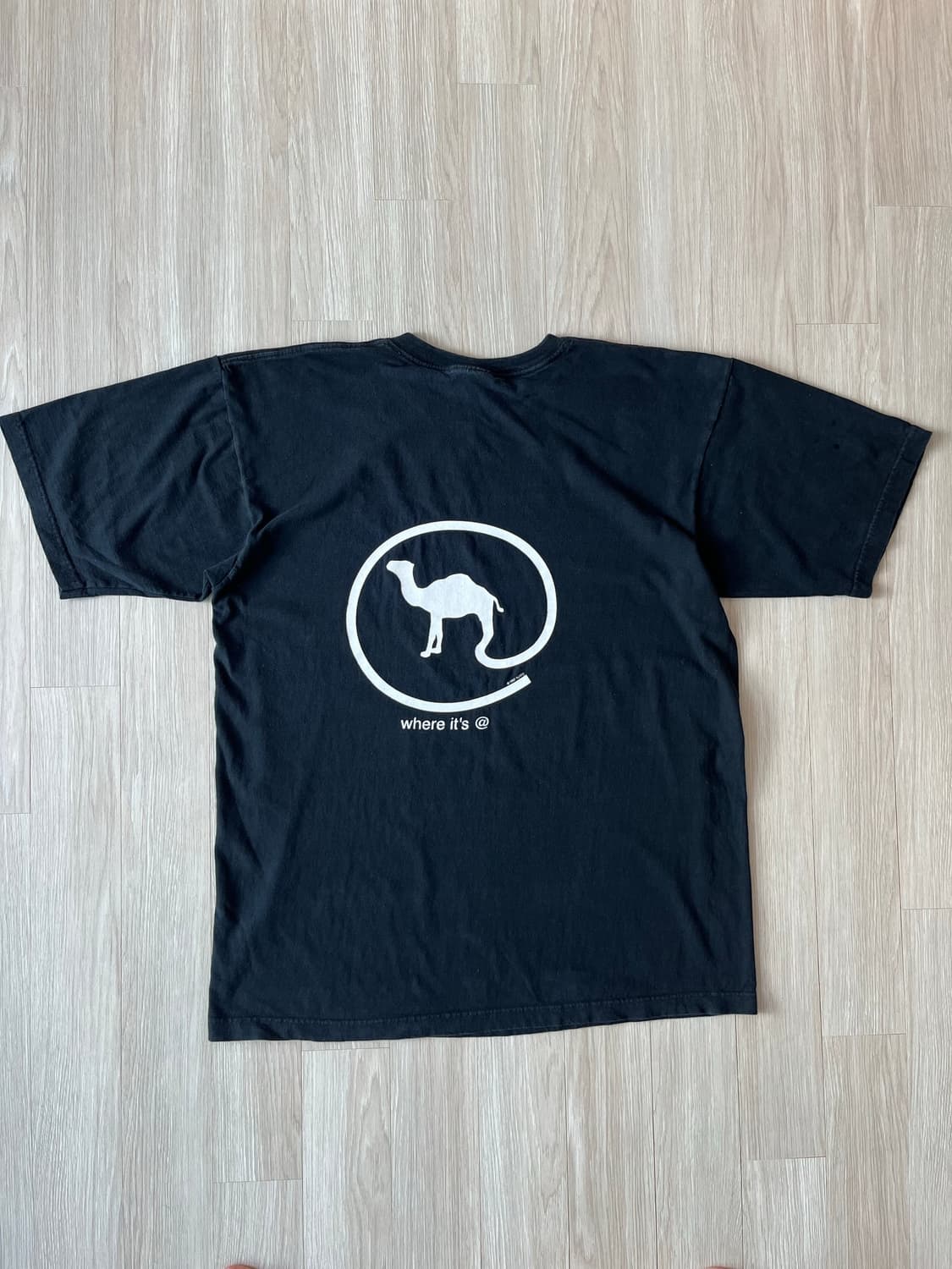90s 빈티지 카멜 프로모 티셔츠 where its tee 상품이미지4