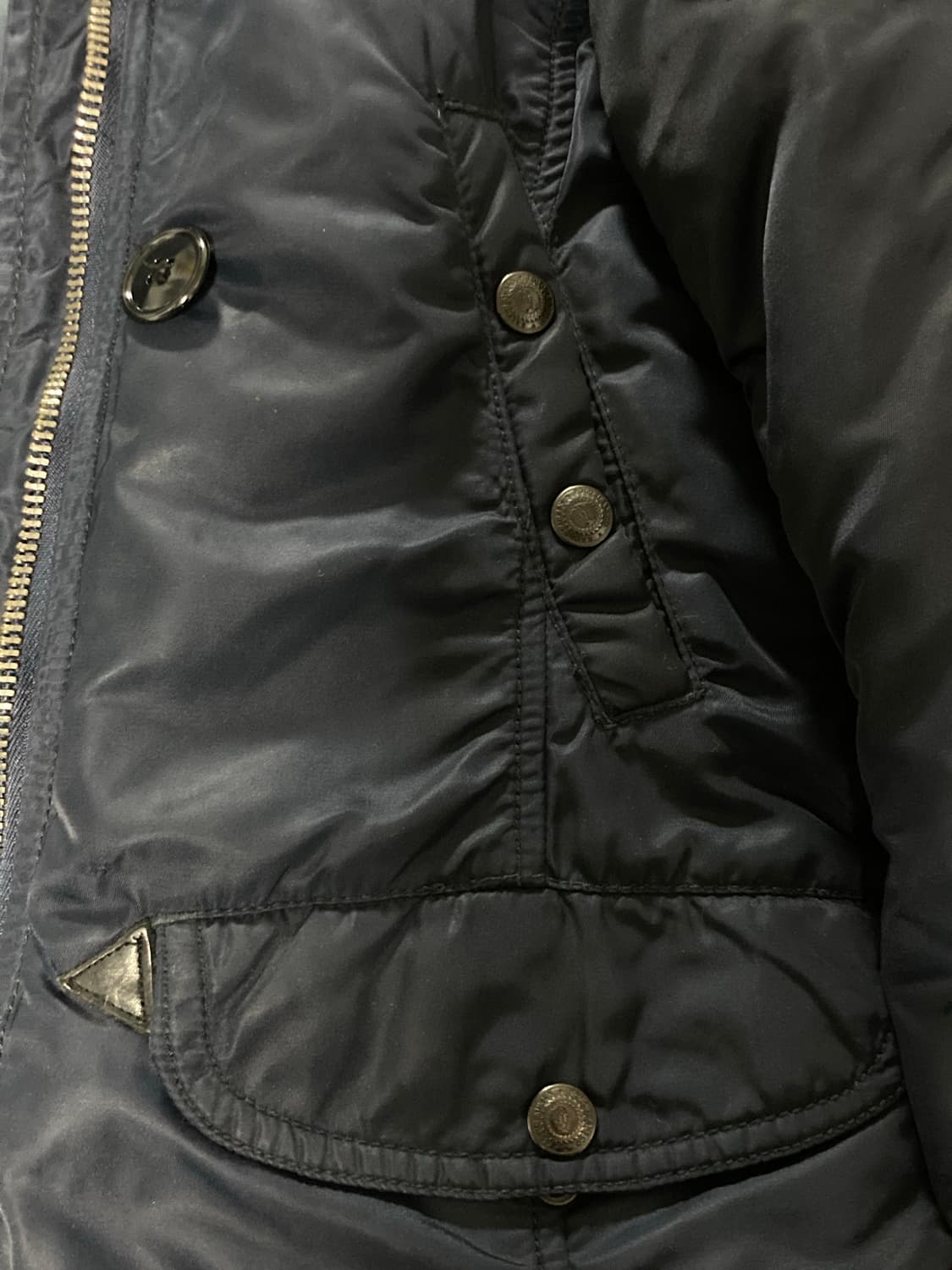 폴로진스 컴퍼니 후드 다운 야상 파카 XS 상품이미지3