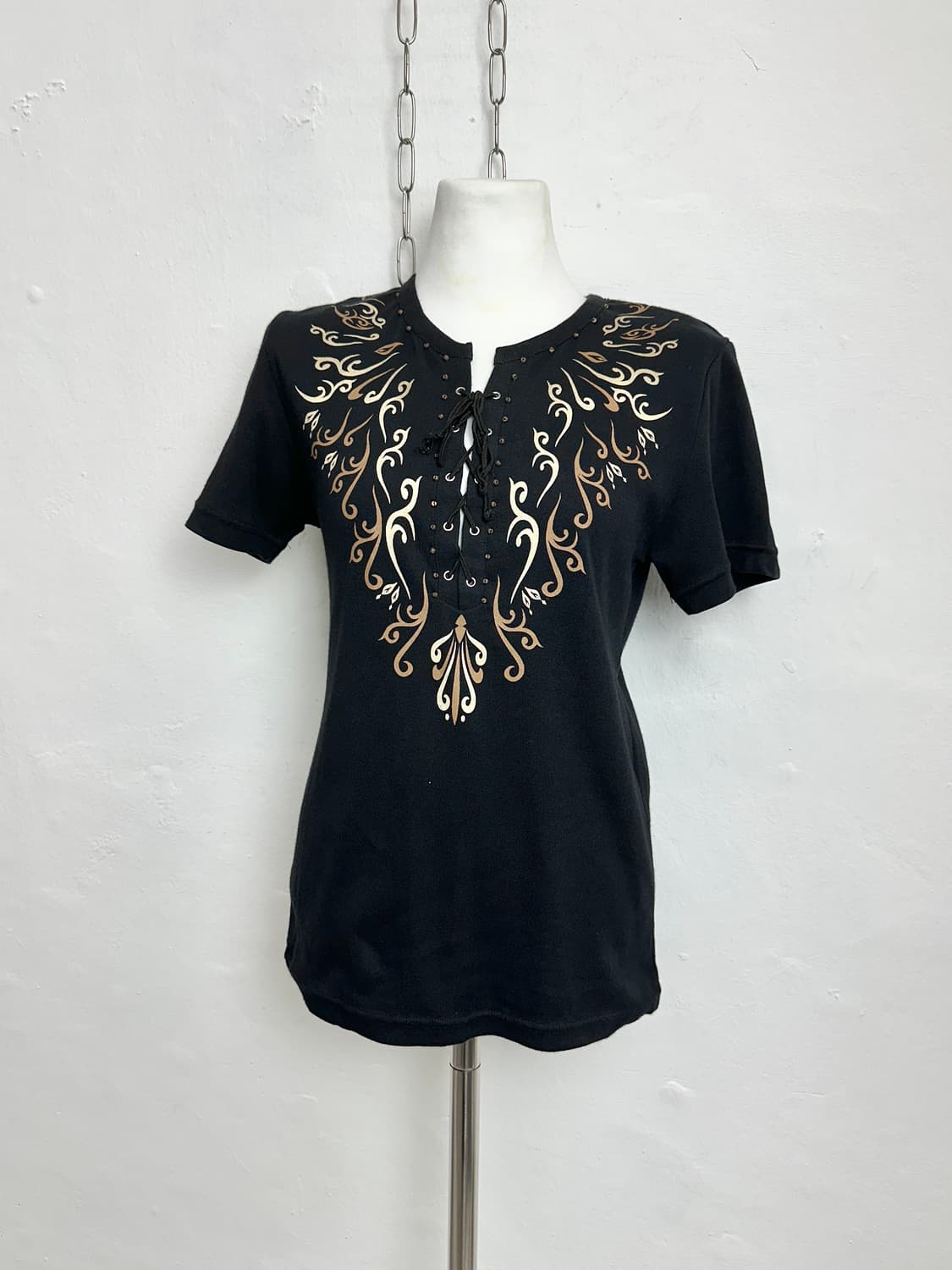 Plymtone Eyelet Stud Detail T-shirt 상품이미지5