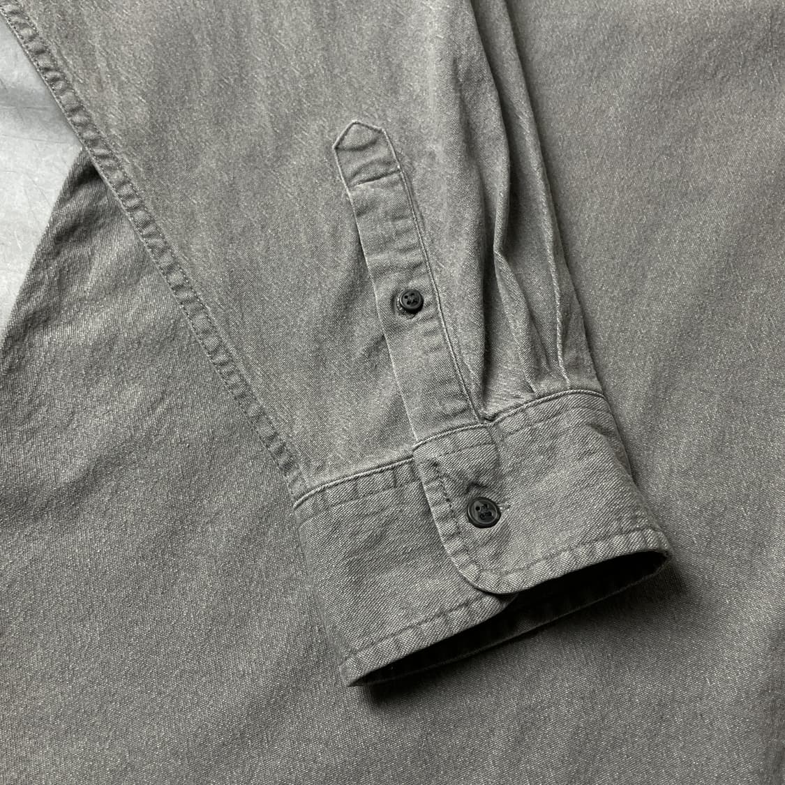 WRANGLER 랭글러 빈티지 그레이 코튼 워크셔츠 A00625 상품이미지6