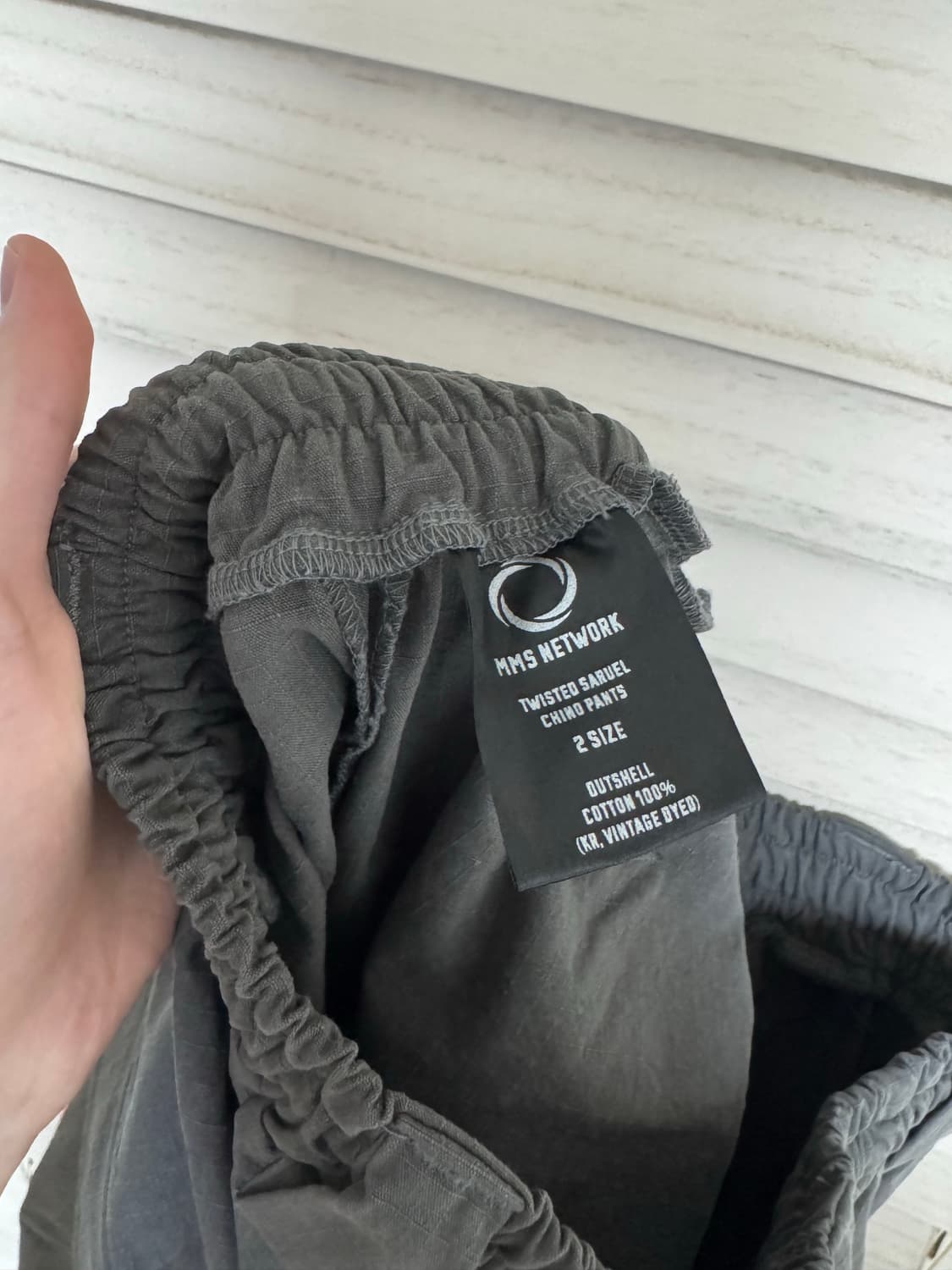 메모리 스페이스 - 6턱 스트링 팬츠 상품이미지6