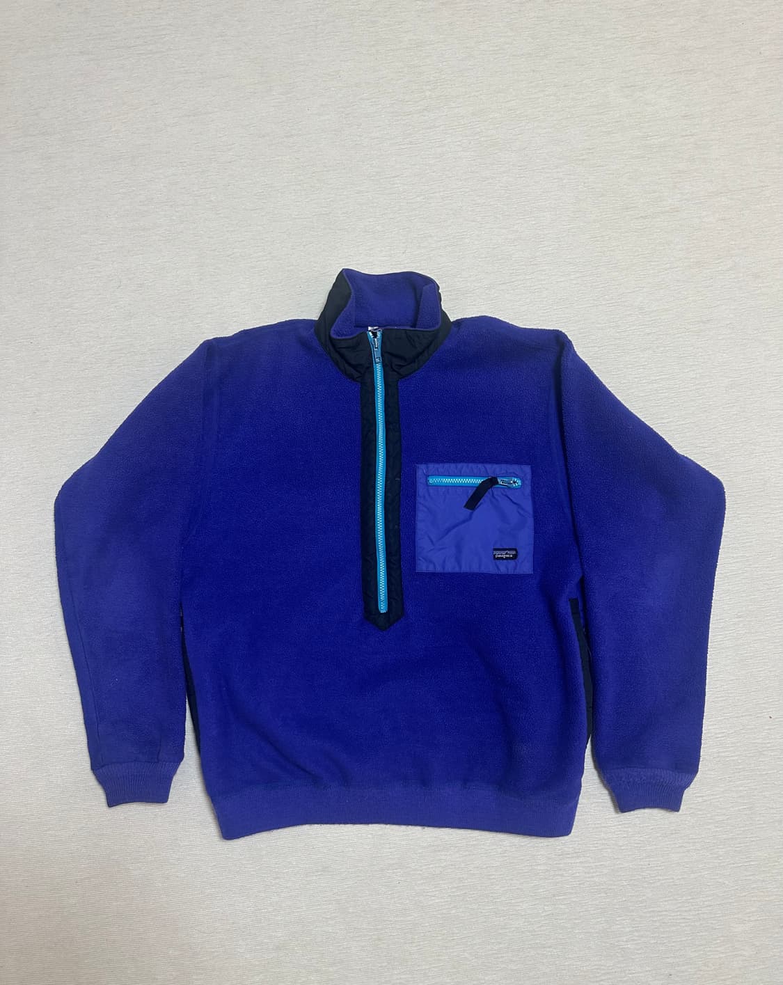 (M)80s 파타고니아 빈티지 하프집 플리스 헤비웨이트 상품이미지1