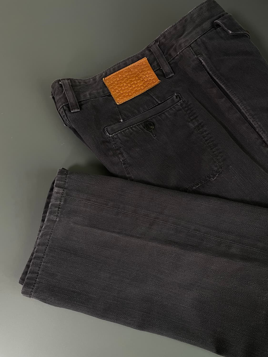 [50] 우영미 포켓 디테일 가먼트 다잉 데님 팬츠 스트레이트핏 상품이미지7