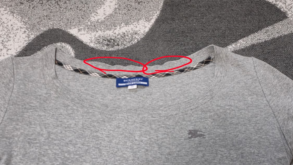 버버리 블루라벨 보트넥 반팔티 55 상품이미지8