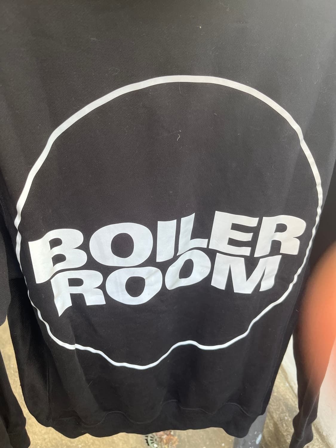BOILER ROOM 블랙 후드티 S 상품이미지2