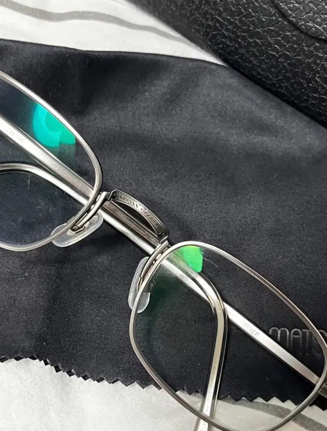 마츠다 M3067 티타늄 스퀘어 안경 상품이미지2