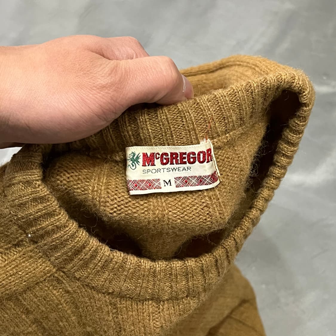  맥그리거 암패치 골지 니트 y15554 상품이미지6