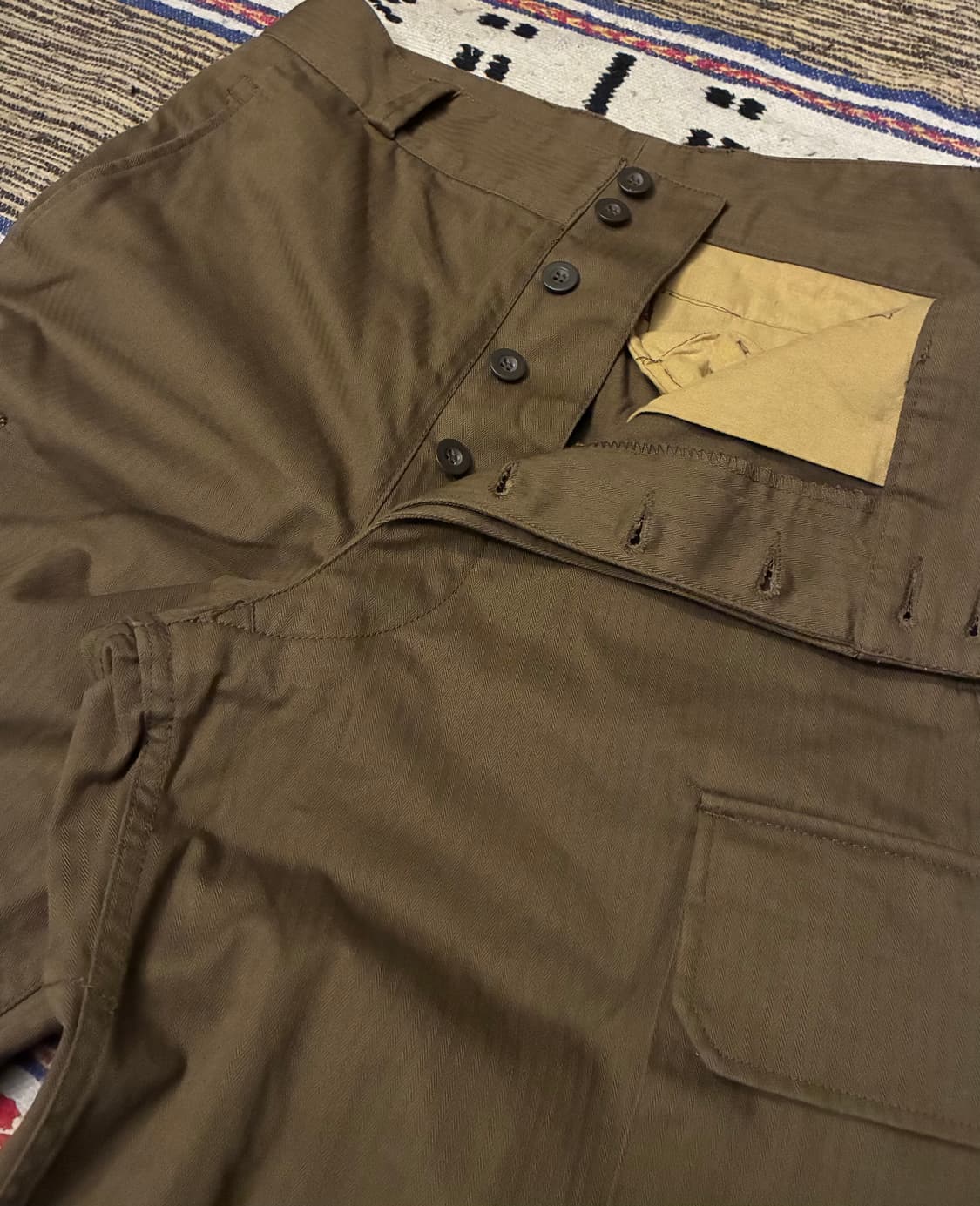 (32~34)Alier Aizenay 코튼 트윌 M47 카고 밀리터리팬츠 상품이미지3