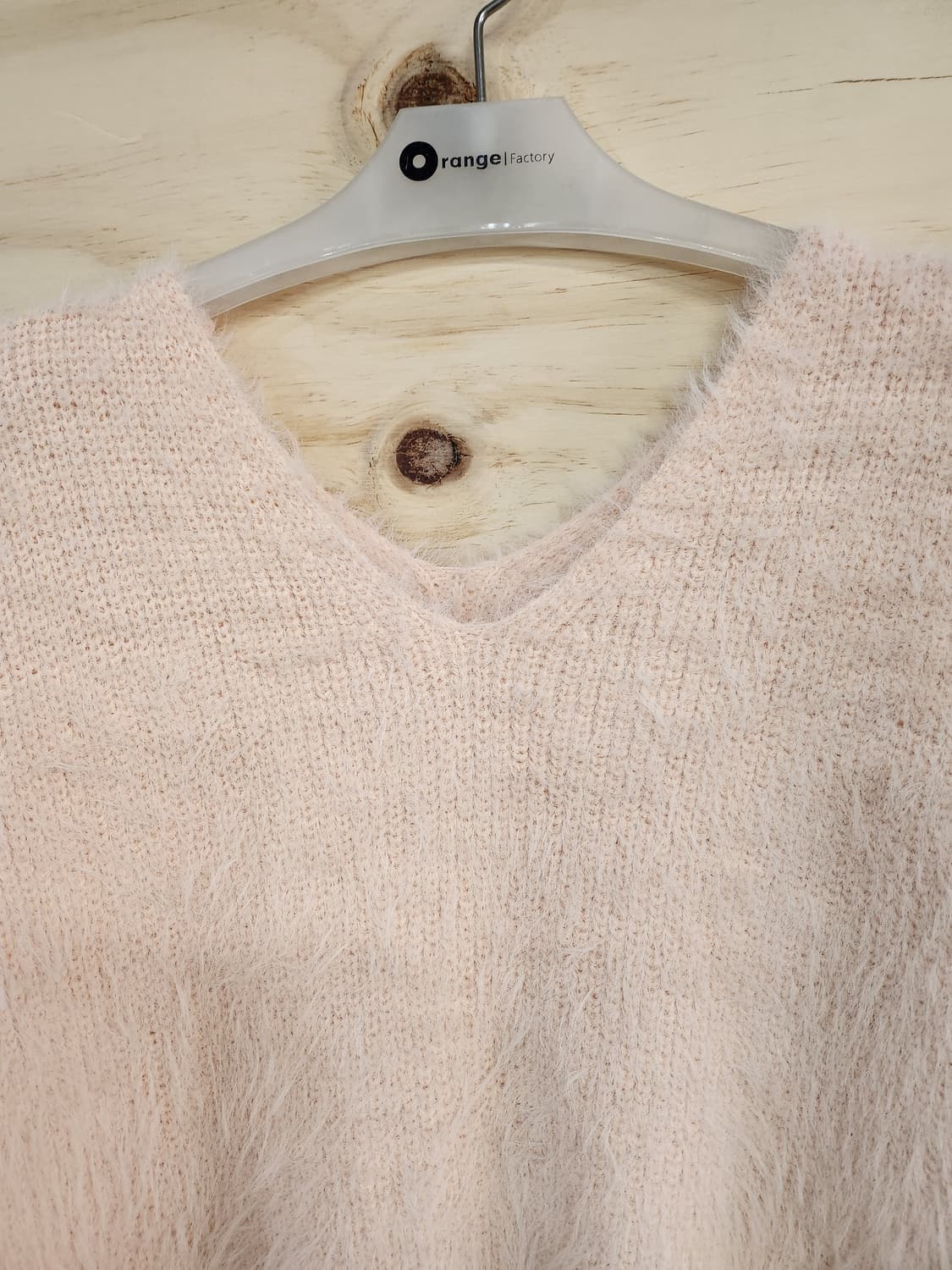 1028) 여성 브이넥 니트 상품이미지4