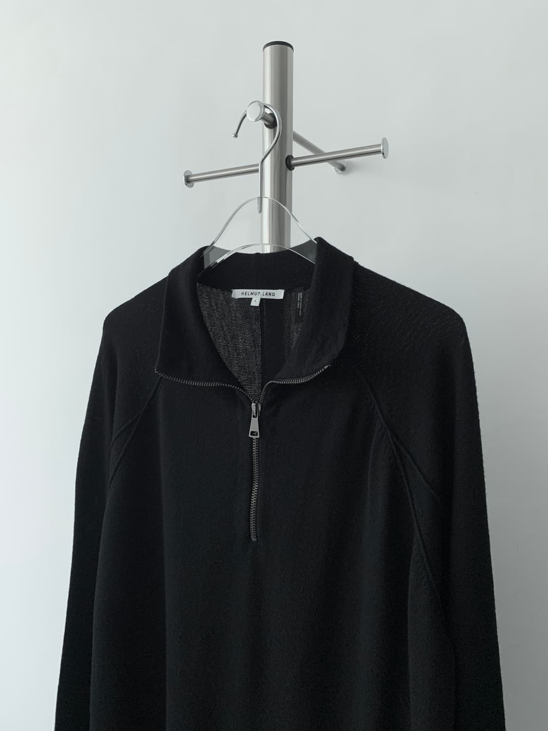 Inside Out Half Zip-up Wool Knit 상품이미지1