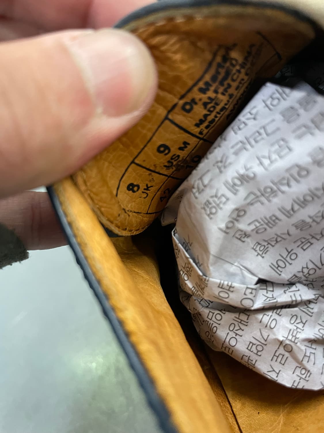 닥터마틴 알프레드 네이비 UK8 상품이미지10