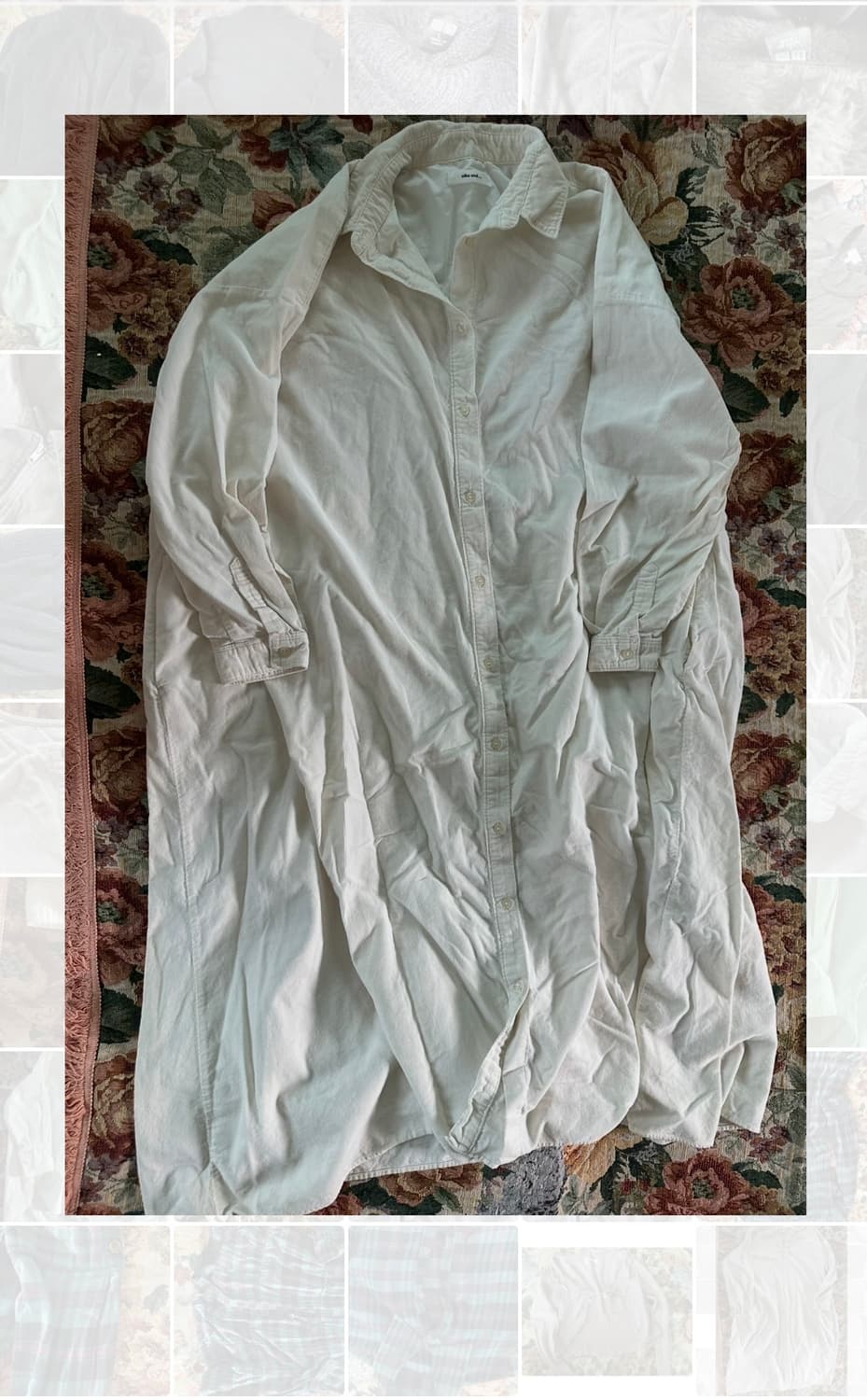 니코앤드 셔츠 골지 원피스 상품이미지1