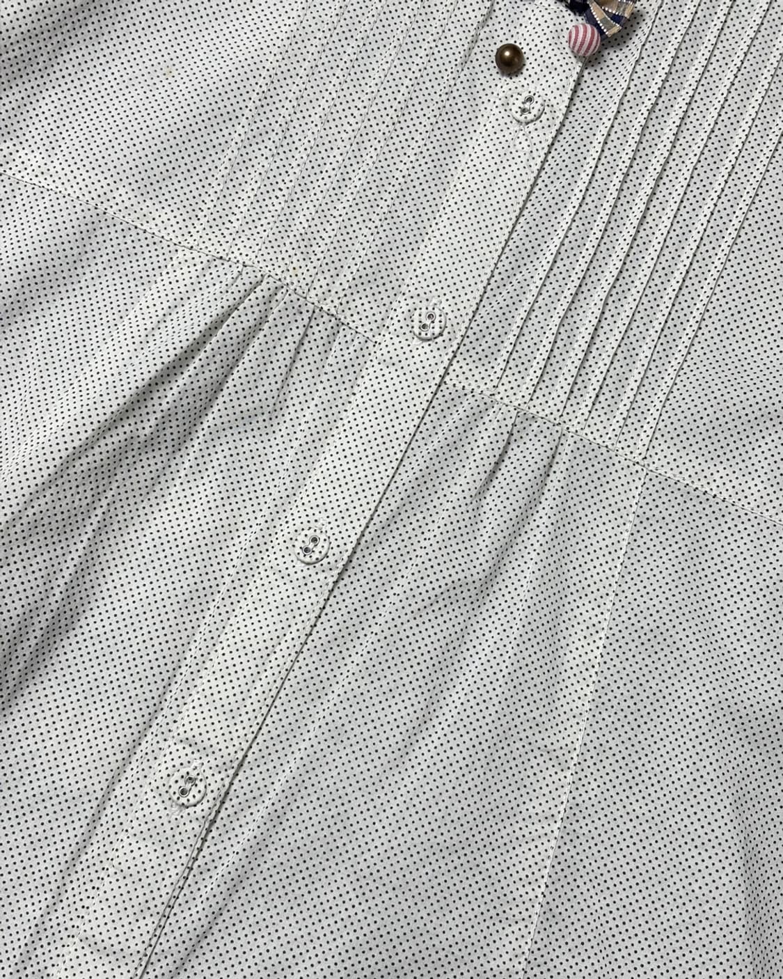 일본빈티지 리본셔츠 상품이미지4