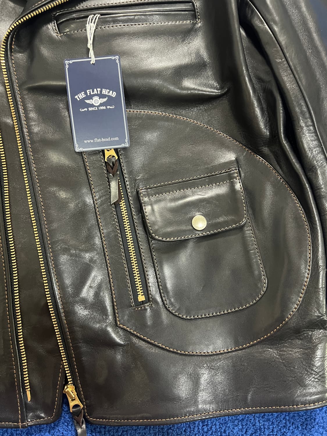 풀랫헤드 디포켓 HW001 가죽자켓 42사이즈 새제품 상품이미지3