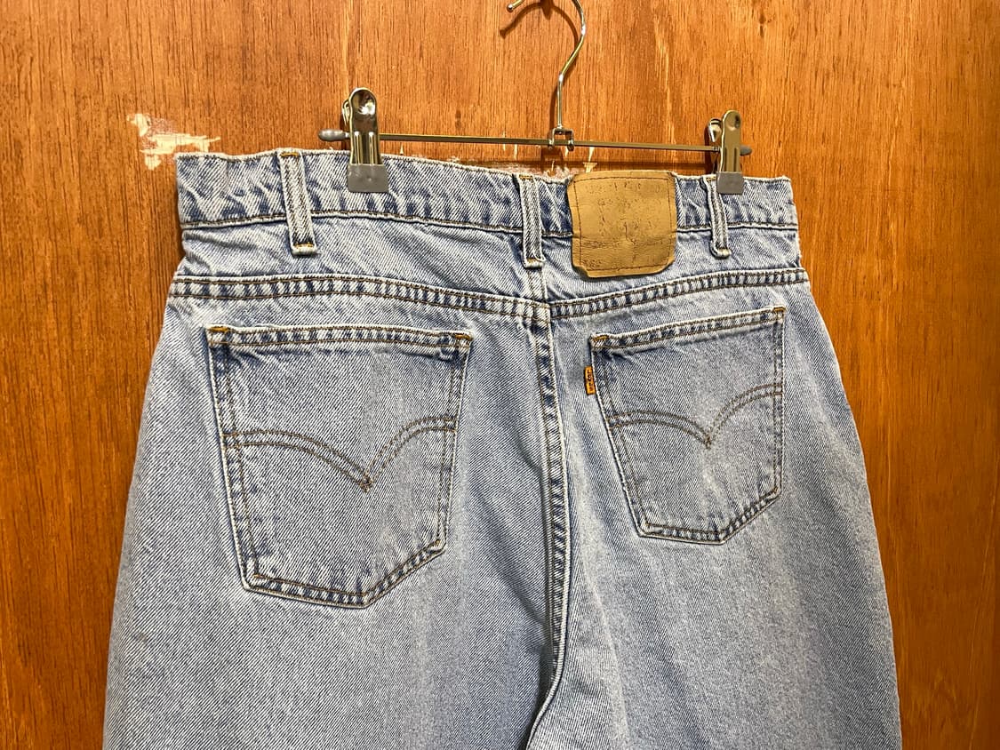 34)90~00s Levi's 리바이스 560 오렌지탭 데님 반바지 쇼츠 상품이미지2