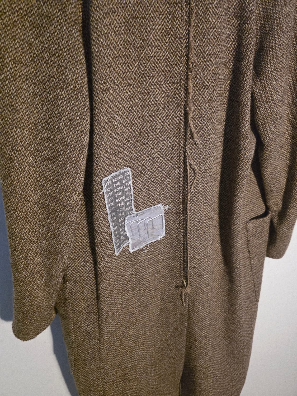Song for the mute 23.2 tweed raglan coat 상품이미지5