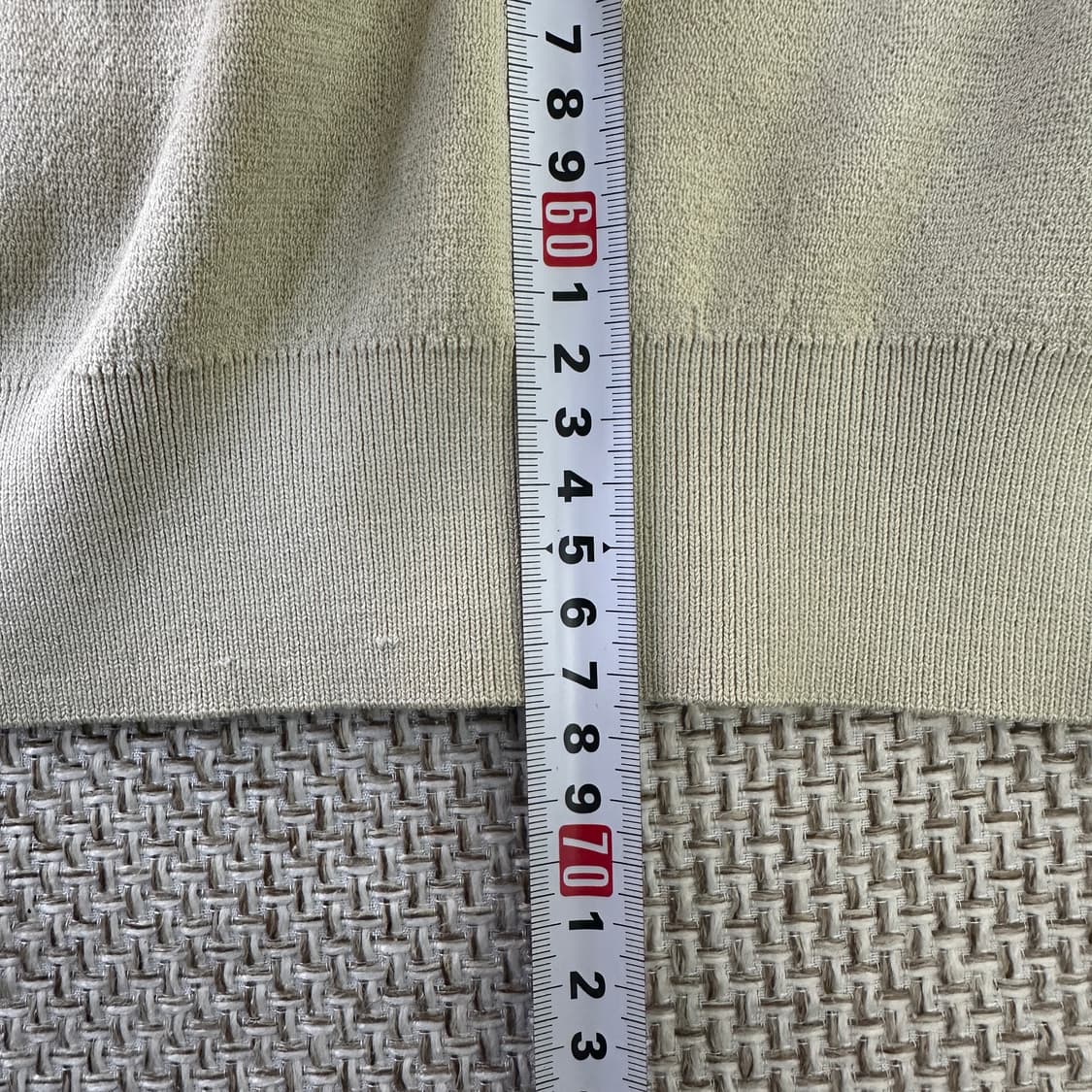 M 수아레 카라 반팔 하프 니트 0413D 상품이미지6