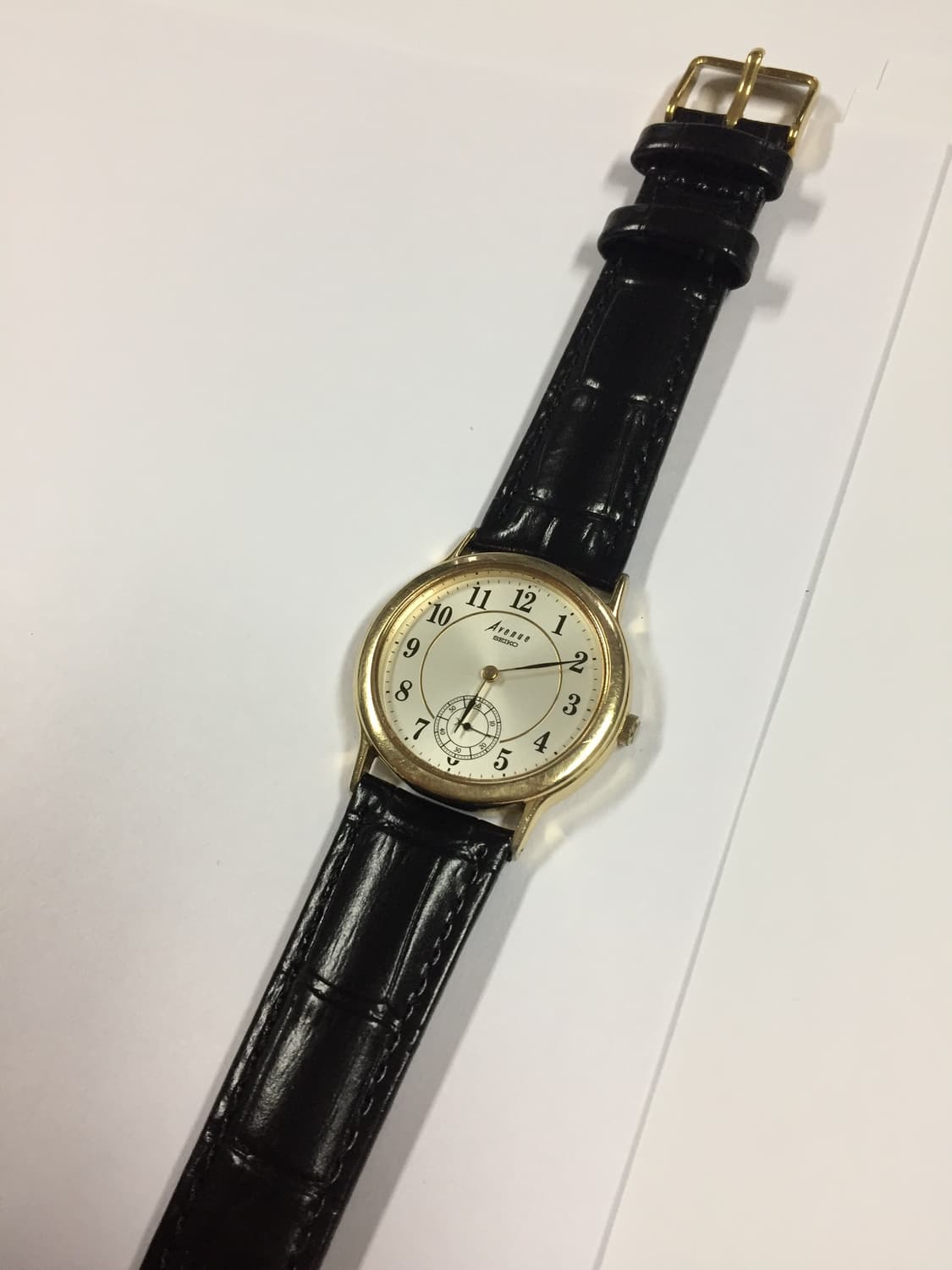 90s Seiko avenue quatz gold 상품이미지4