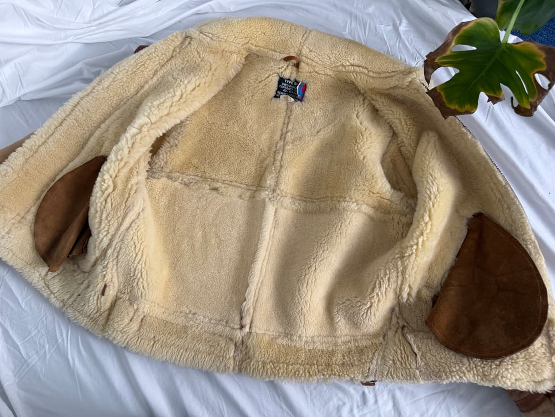 Schott B-3 무스탕 자켓 (Made in USA) 상품이미지4