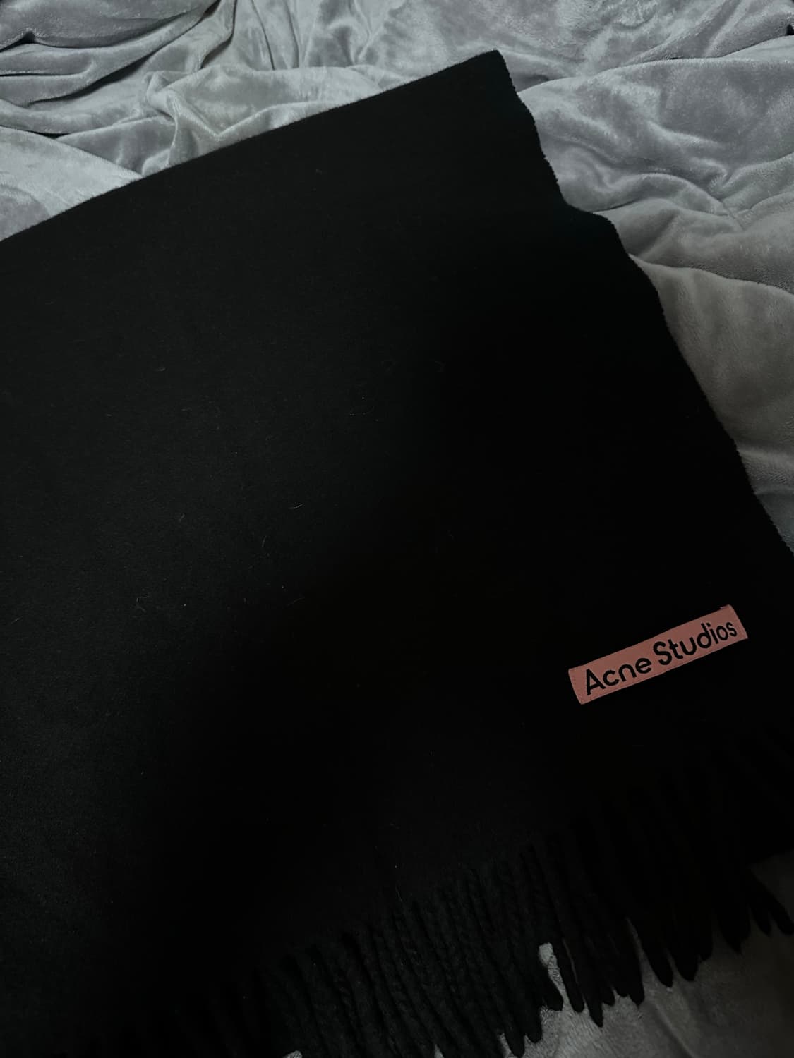 프린지 울 슬림핏 머플러 상품이미지1