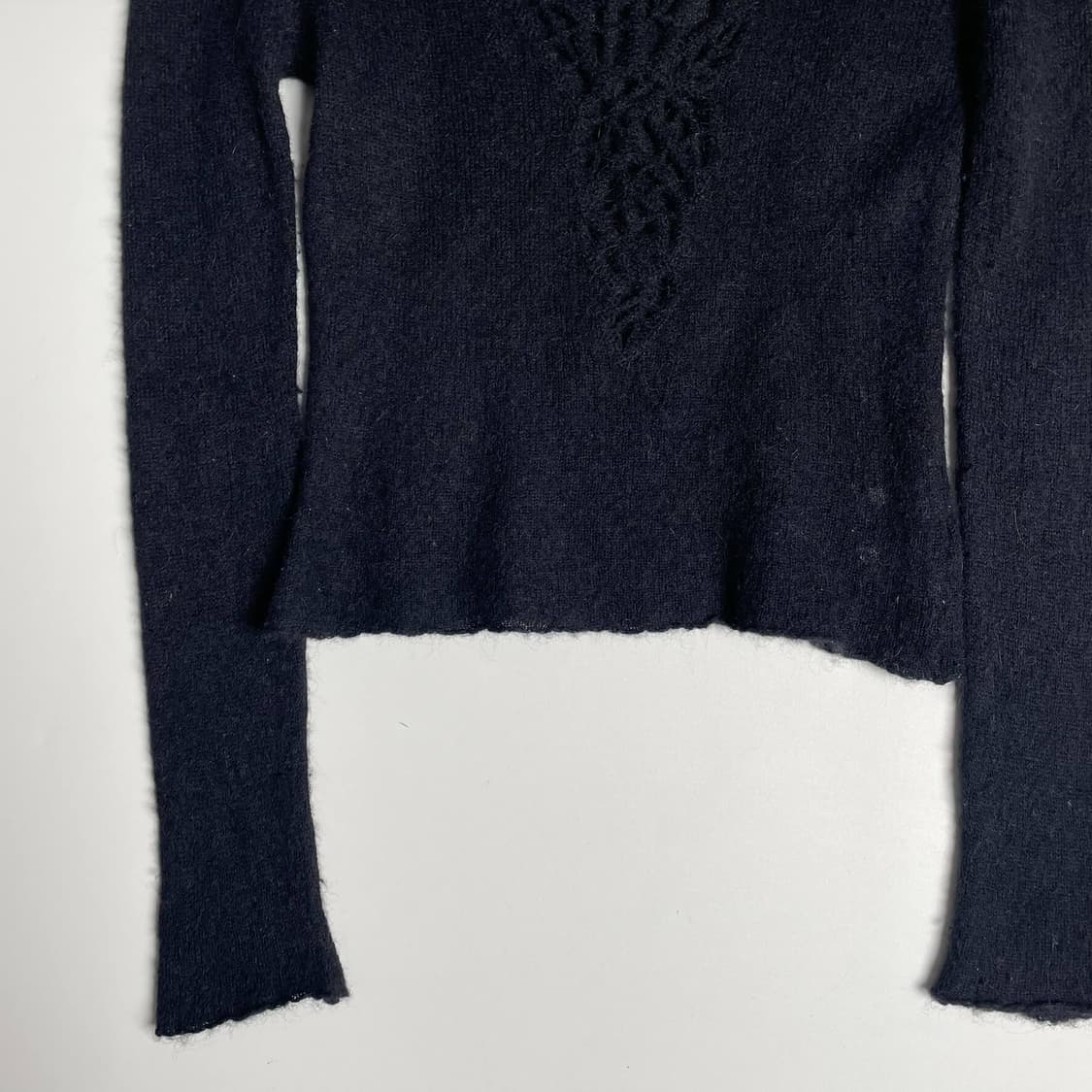 Krizia poi 그물 디테일 알파카 블렌드 니트 (italy)   상품이미지4