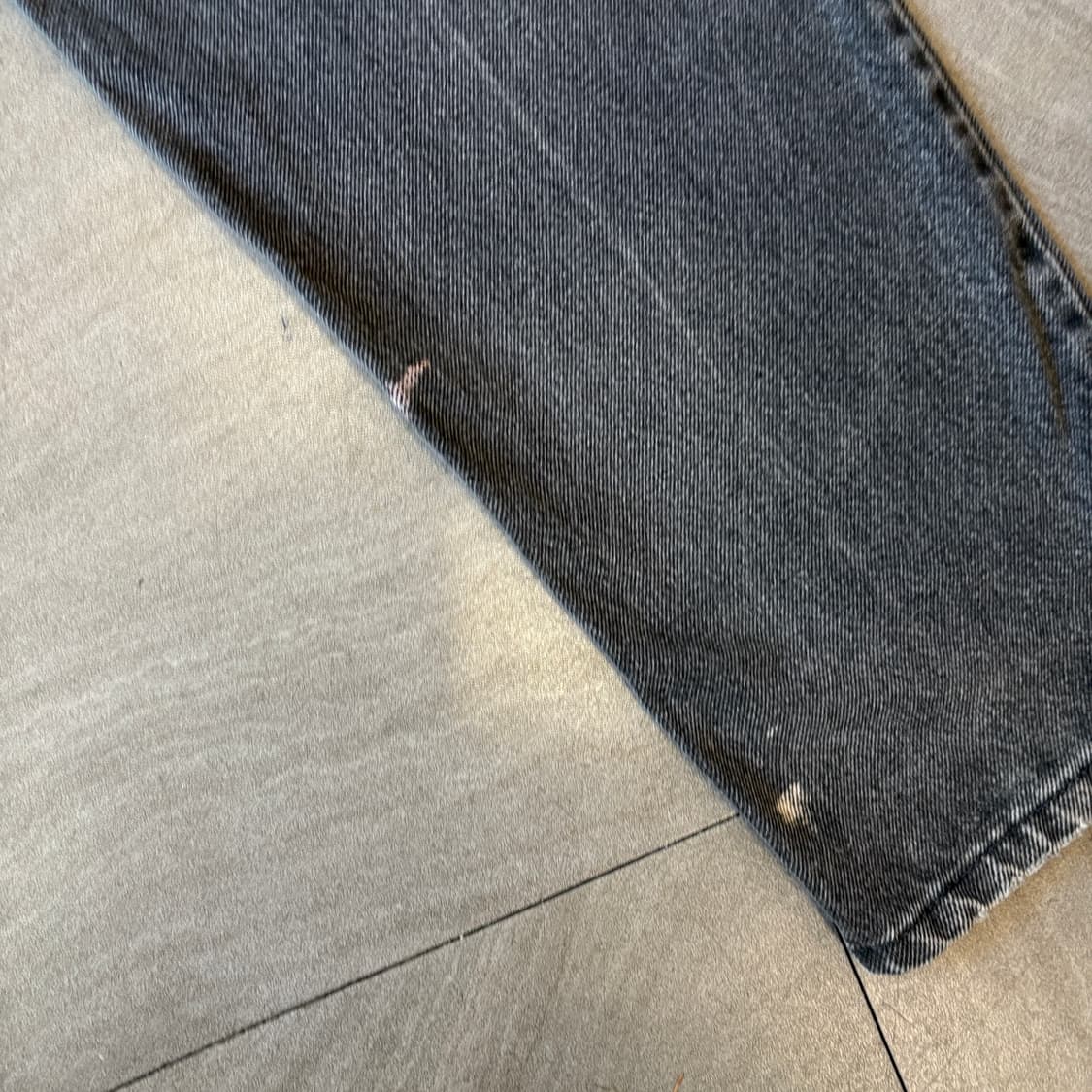 90s 94년 미국 생산 리바이스 550데님 오렌지탭 블랙 팬츠  상품이미지4