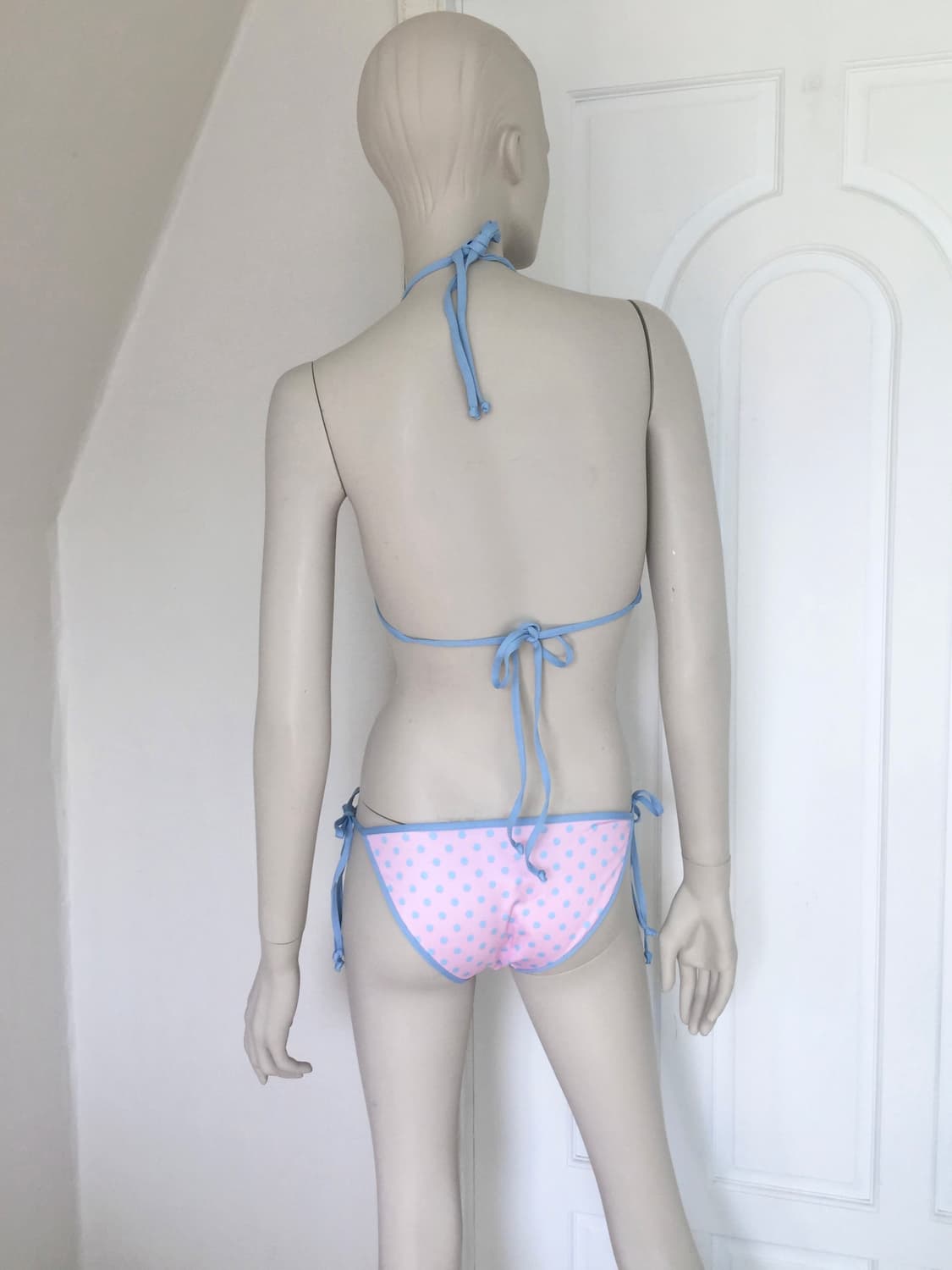 Baby Pink Polka Dot Swim Set bikini 상품이미지4