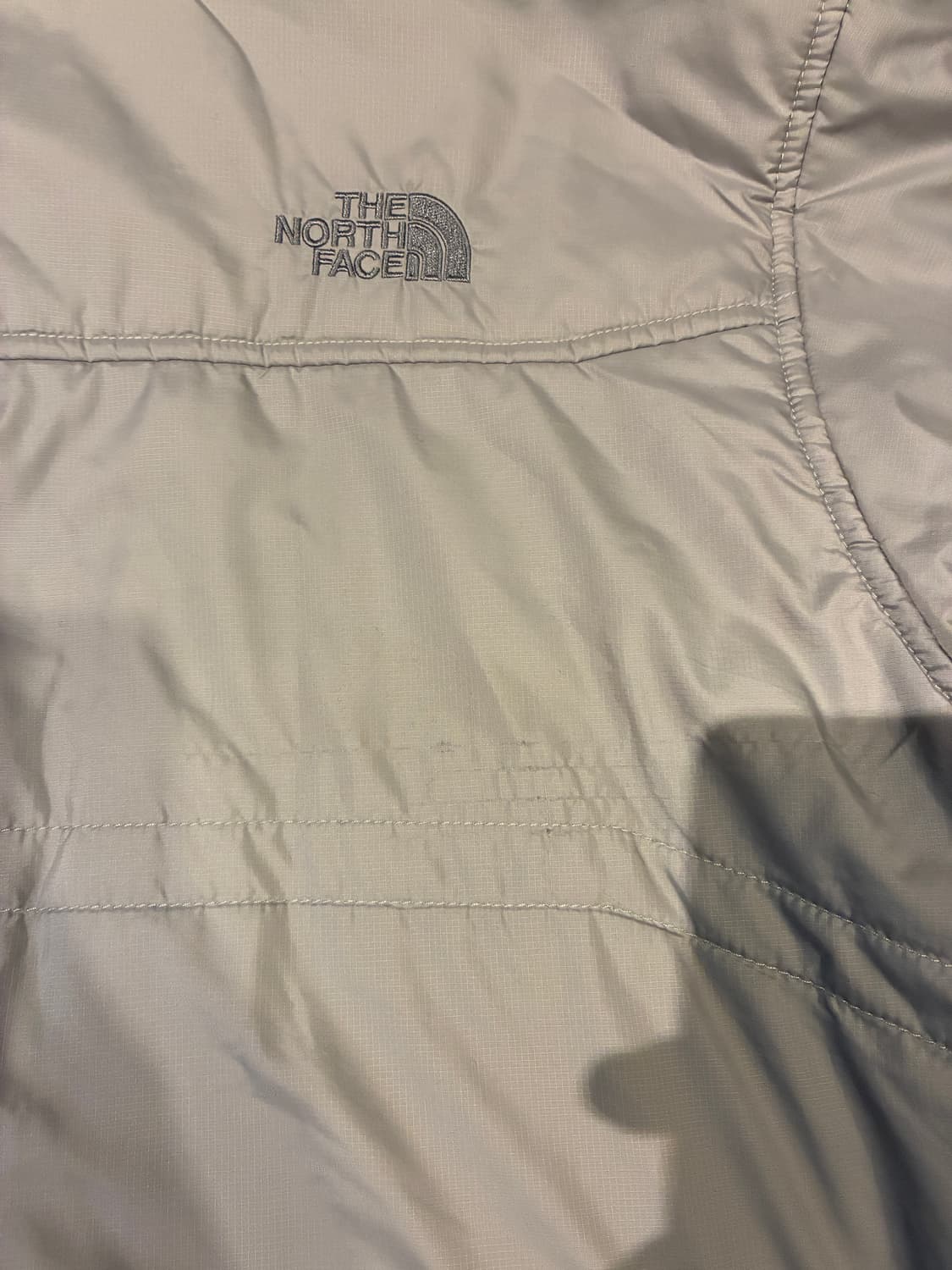 XL) 미국판 노스페이스 경량패딩 내피 그레이 상품이미지6