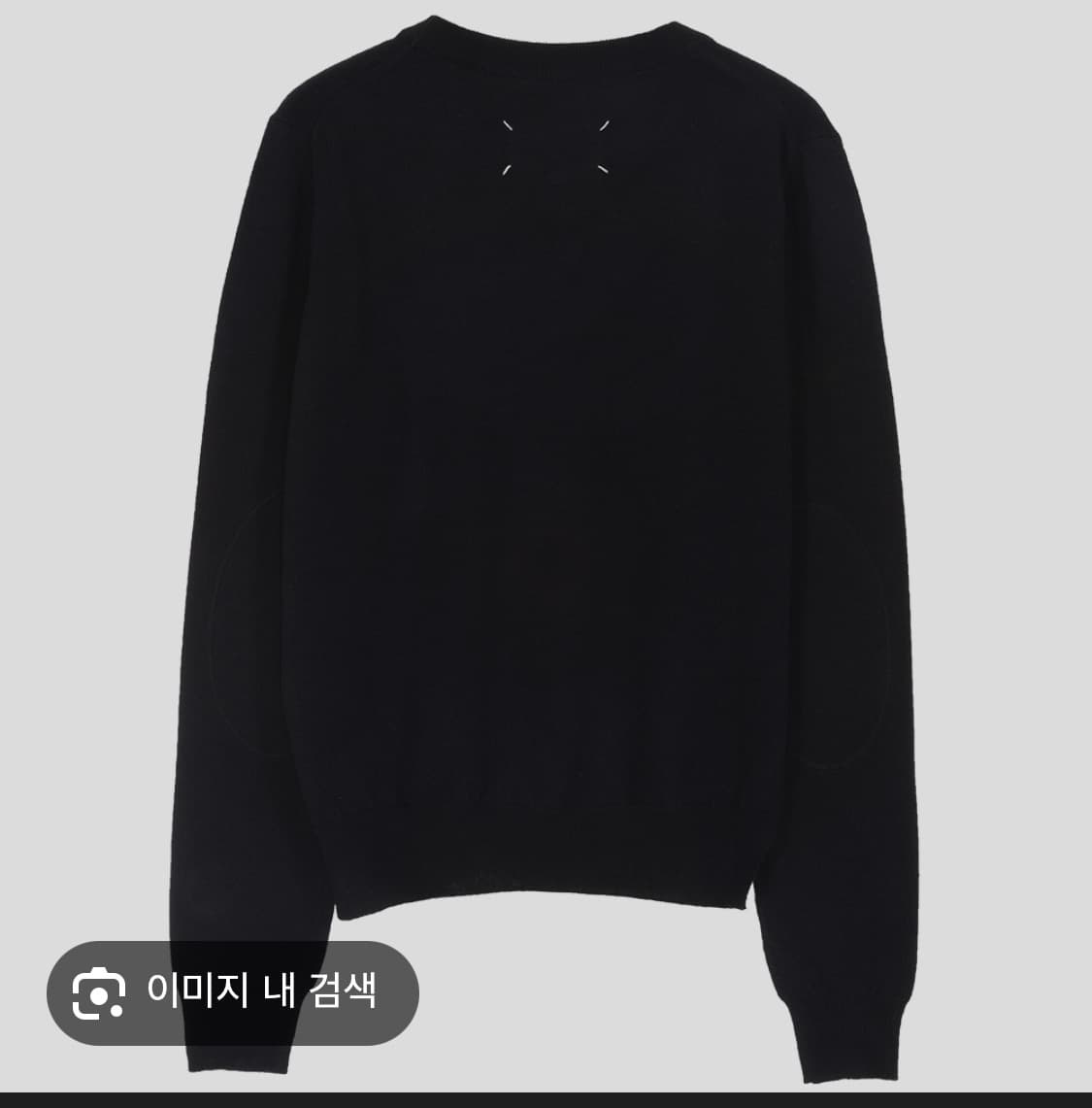 (새상품)메종 마르지엘라 스티치 블랙 여성 울 니트 상품이미지1