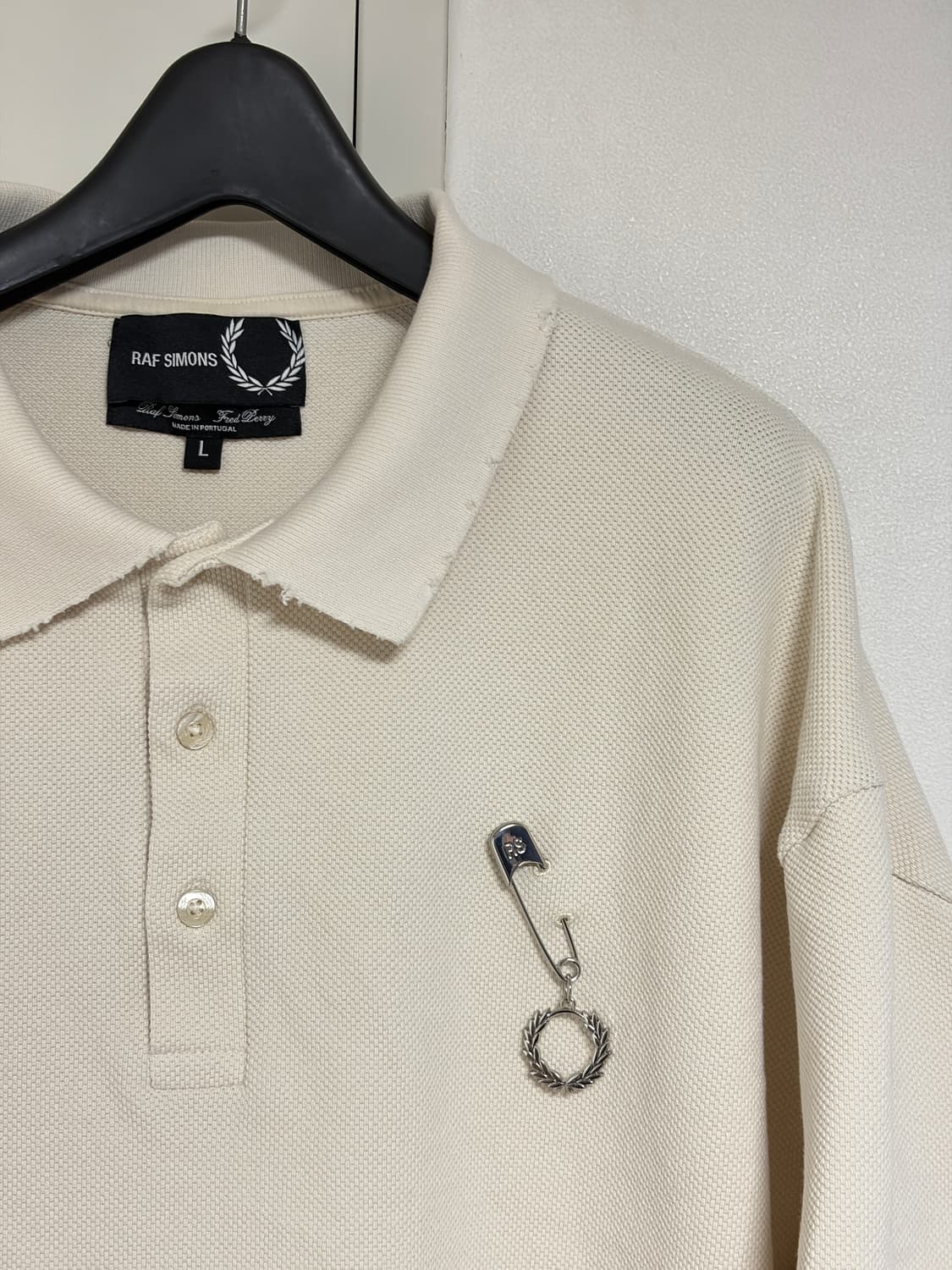 프레드페리 라프시몬스 오버사이즈 반팔 L 상품이미지4