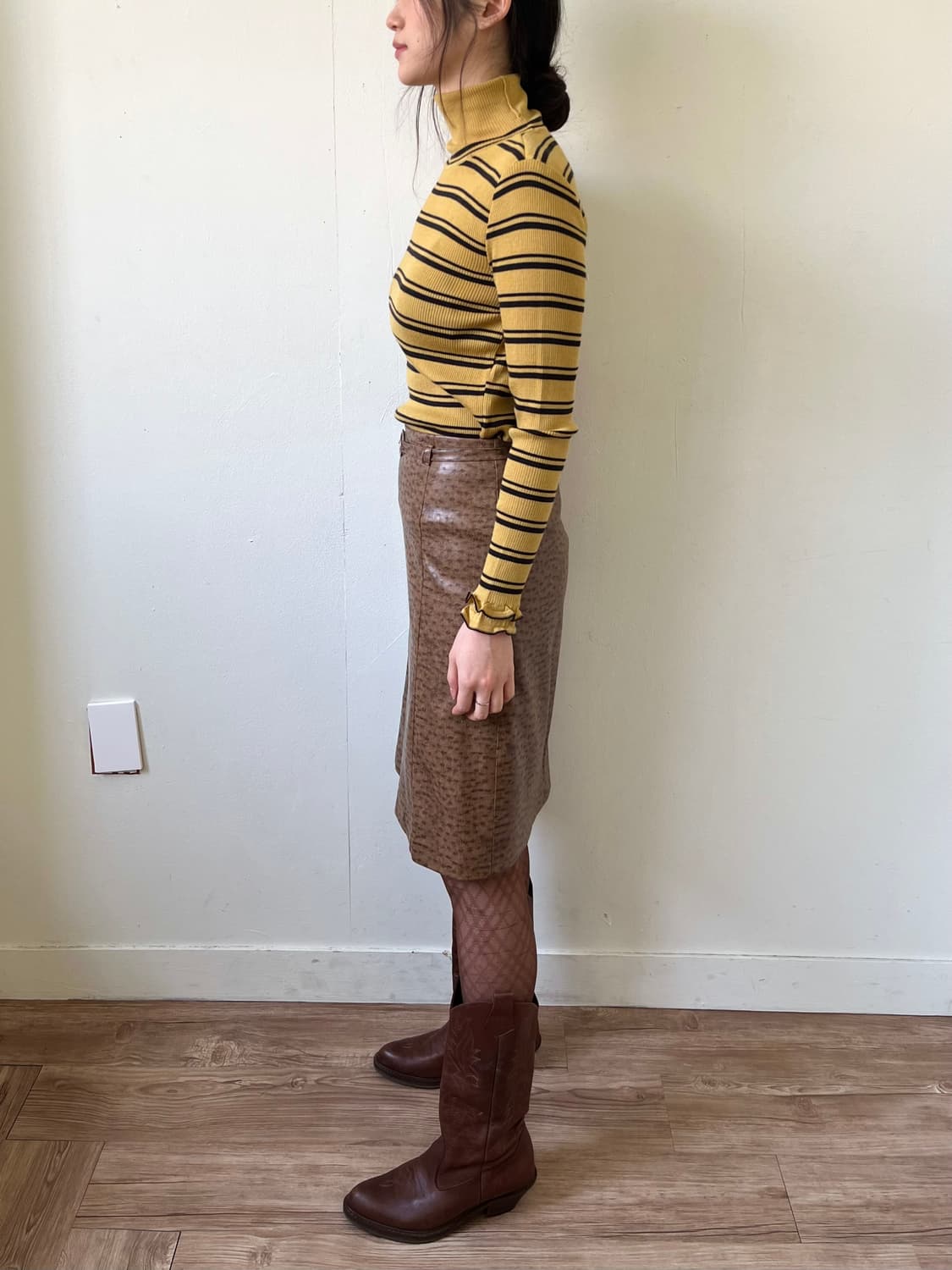 Leilian 스트라이프 터틀넥 상품이미지9