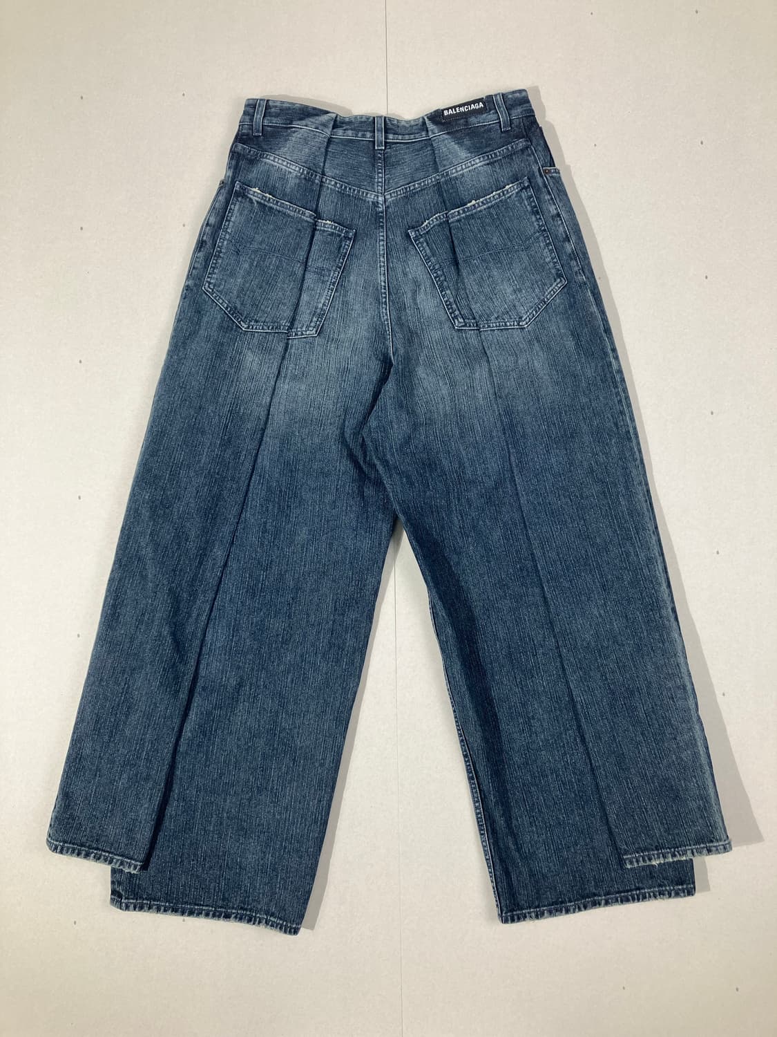 발렌시아가 더블 사이드 데님 팬츠 다크블루 상품이미지4