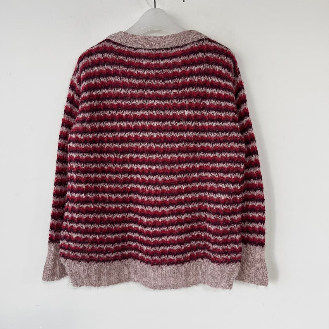 띠어리 알파카 스트라이프 니트 스웨터 상품이미지5