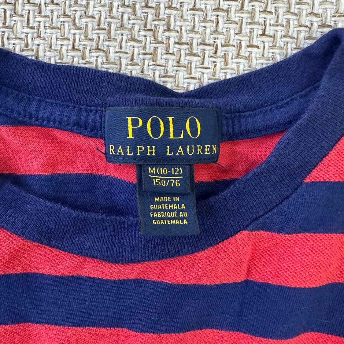 M 키즈 폴로랄프로렌 단가라 포켓 티 0403D 상품이미지2