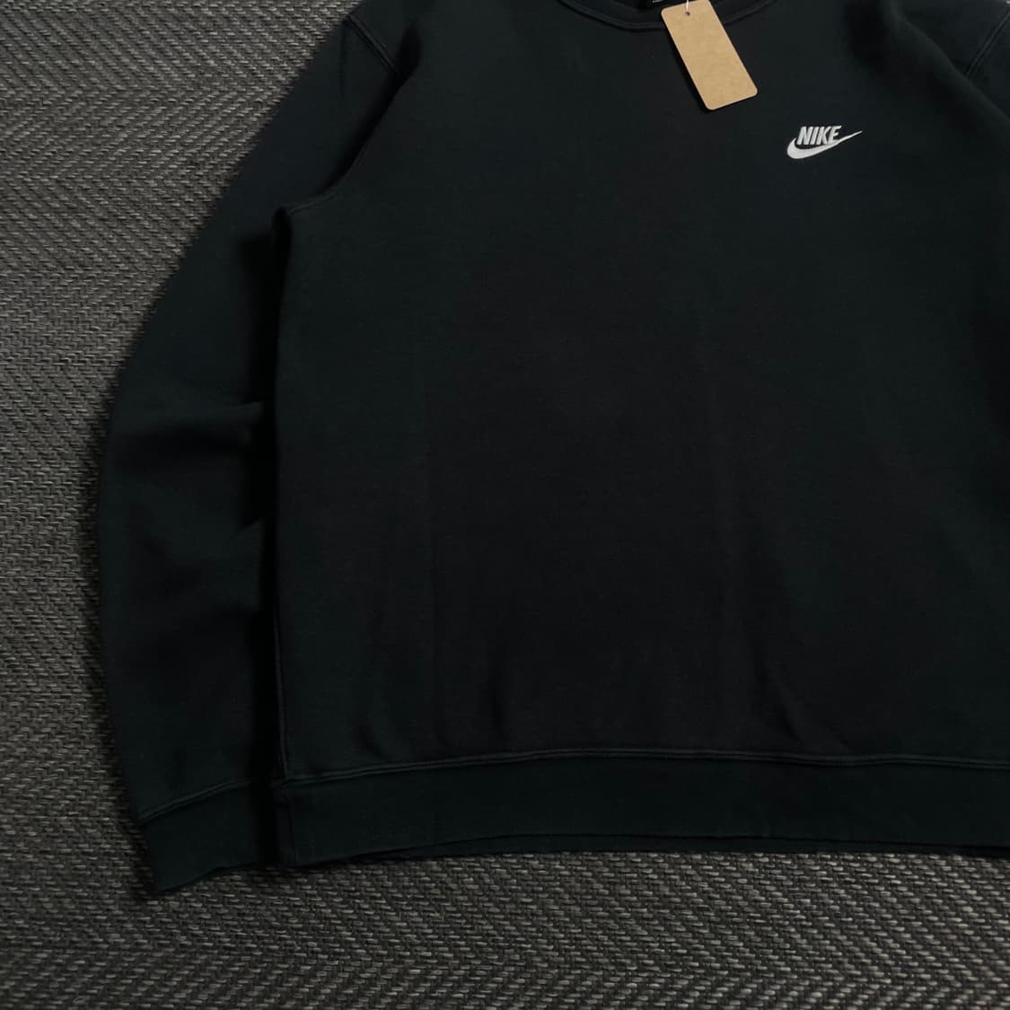나이키 스우시 크루넥 스웻 맨투맨 블랙y 4647 상품이미지3